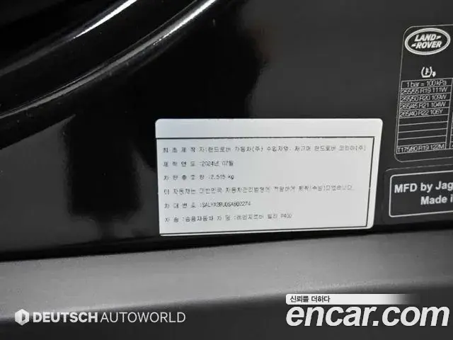 Land Rover Range Rover Velar 2025 — Photo 16/20