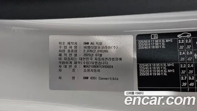 BMW 4 Series 2025 — Photo 17/20