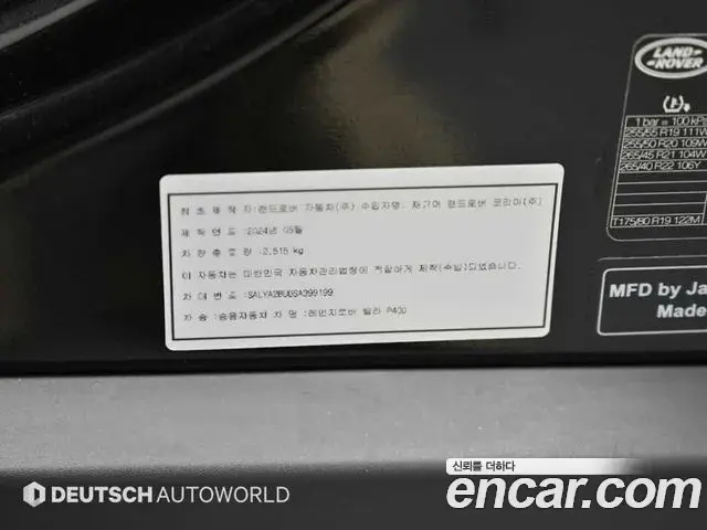 Land Rover Range Rover Velar 2025 — Photo 12/20